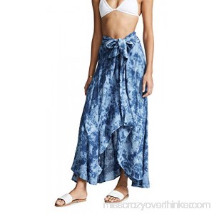 Tiare Hawaii Women's Azure Skirt Indigo Smoke B07KSX2XVG